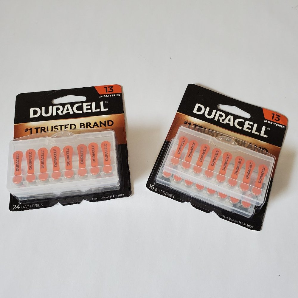 Hearing Aid Duracell 40! count Batteries